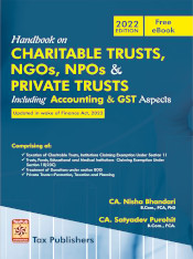 Handbook on Charitable Trusts, NGOs, NPOs & Private Trusts Including Accounting & GST Aspects